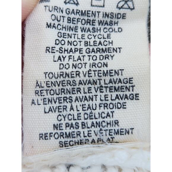 Billabong Sweater Women's L Fuzzy Soft Aztec Tribal Design Knitted Round Neck - Picture 6 of 7